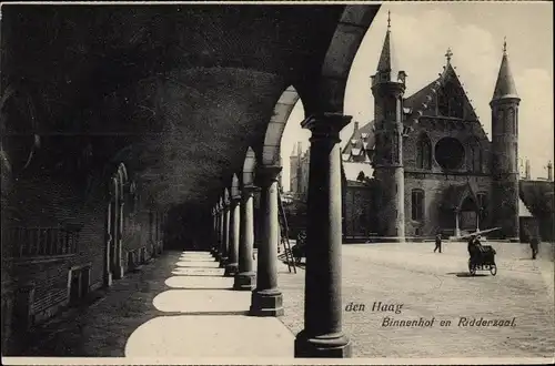 Ak Den Haag Südholland Niederlande, Binnenhof en Ridderzaal