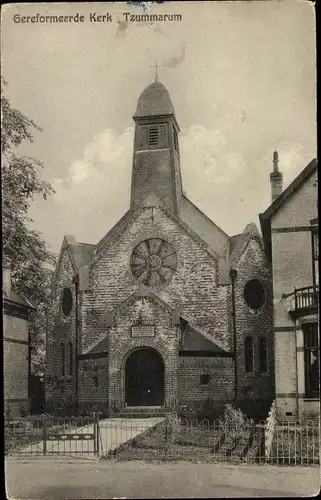 Ak Tzummarum Friesland Niederlande, Gereformeerde Kerk