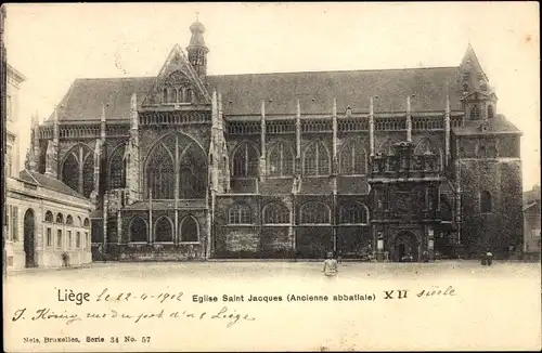 Ak Liége Lüttich, Eglise Saint Jacques (Ancienne abbatiale)