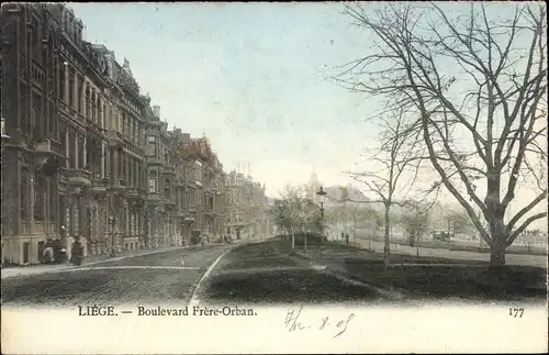 Ak Liége Lüttich, Boulevard Frere-Orban
