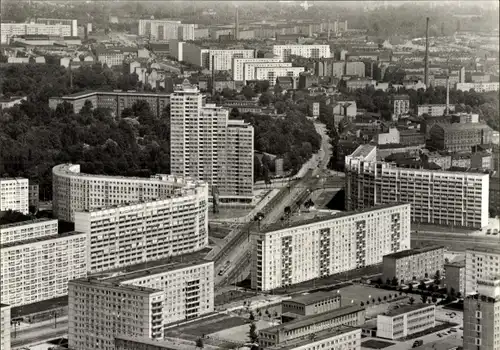 Ak Berlin Mitte, Blick auf den Leninplatz, Hochhäuser