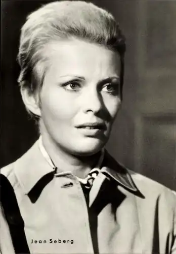 Ak Schauspielerin Jean Seberg, Portrait, Film Eine merkwürdige Liebe