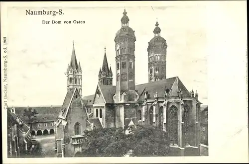 Ak Naumburg an der Saale, Der Dom von Osten