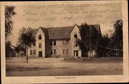 Ak Altengrabow Möckern, Truppenübungsplatz, Steinbaracke 22, Außenansicht