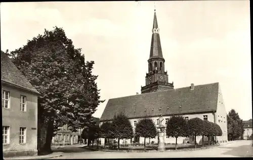 Ak Stadt Prettin Annaburg im Kreis Wittenberg, Rathaus