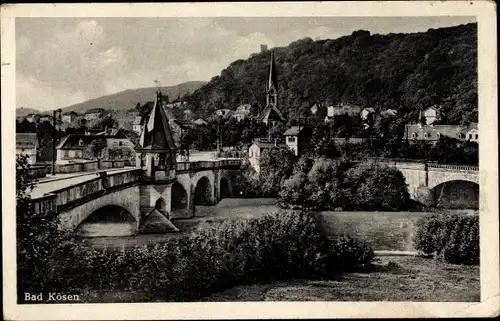 Ak Bad Kösen Naumburg an der Saale, Panorama