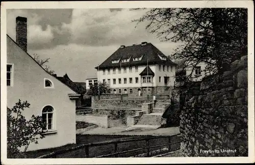 Ak Freyburg an der Unstrut, Teilansicht, Gebäude