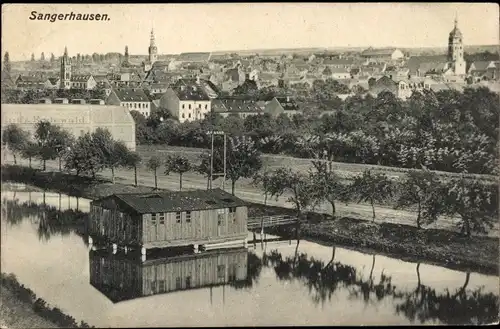 Ak Sangerhausen am Südharz, Ortsansicht