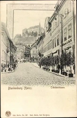 Ak Blankenburg am Harz, Tränkestraße