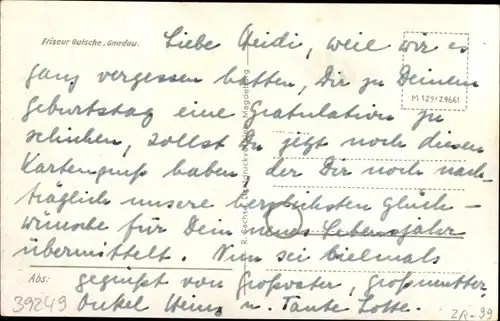 Ak Gnadau Barby an der Elbe, Straßenpartie