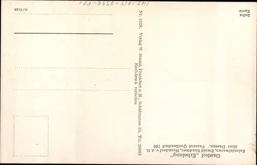 Ak Naundorf vor der Haide in Anhalt, Gasthof Erholung, Ortsansichten