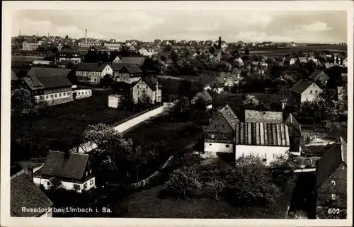 Ak Rußdorf Limbach Oberfrohna Sachsen, Blick auf den Ort