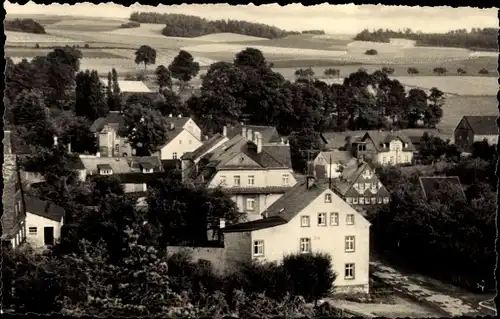 Ak Adorf Neukirchen im Erzgebirge, Mittlerer Ortsteil, Panorama