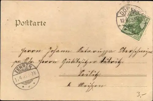 Ak Döbeln in Sachsen, Stadtansicht, Partie an der Mulde