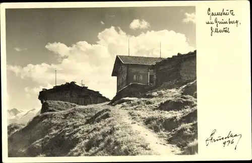 Ak Tirol, Gamshütte a.d . Grünberg, Zillertal