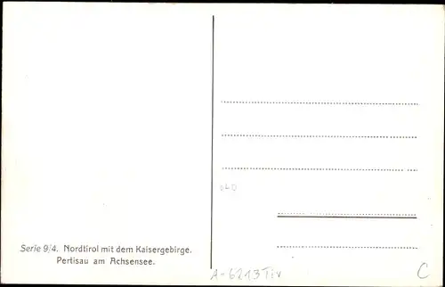 Ak Pertisau Eben am Achensee in Tirol, Seeblick, Ort