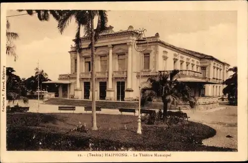 Ak Haiphong Tonkin Vietnam, Le Theatre Municipal