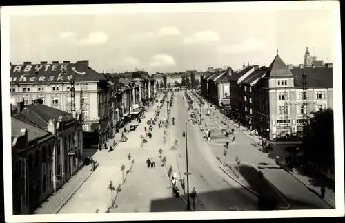 Ak Hradec Králové Königgrätz Stadt, Bismarckstraße, Bismarckova Trida