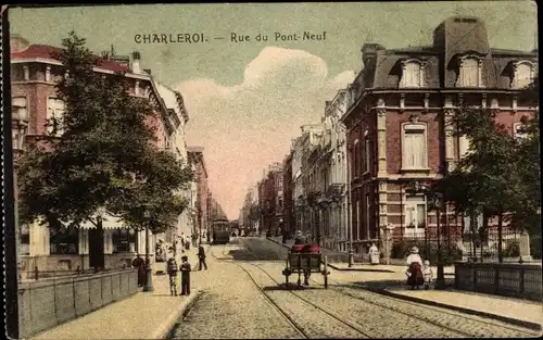 Ak Charleroi Wallonien Hennegau, Rue du Pont Neuf