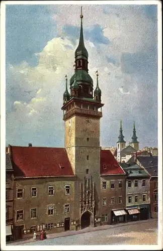 Ak Brno Brünn Südmähren, Rathaus