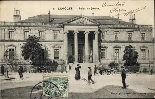 Ak Limoges Haute Vienne, Palais de Justice