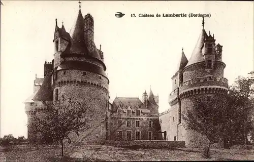Ak Dordogne, Château de Lambertie