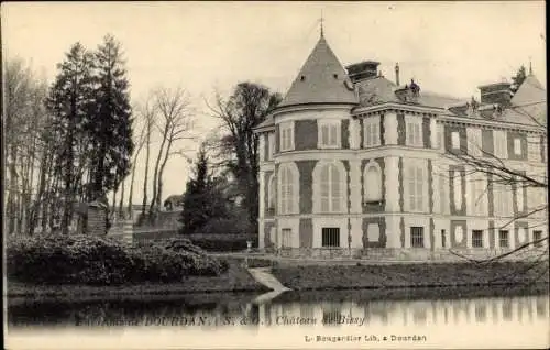 Ak Dourdan Essonne, Château de Bissy