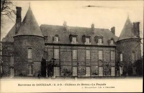 Ak Dourdan Essonne, Château du Bréau