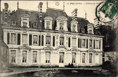 Ak Flée Sarthe, Schloss