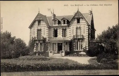 Ak La Baule Loire Atlantique, Le Château Ker Maurice