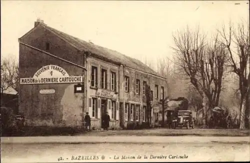Ak Bazeilles Ardennes, La Maison de la Derniere Cartouche