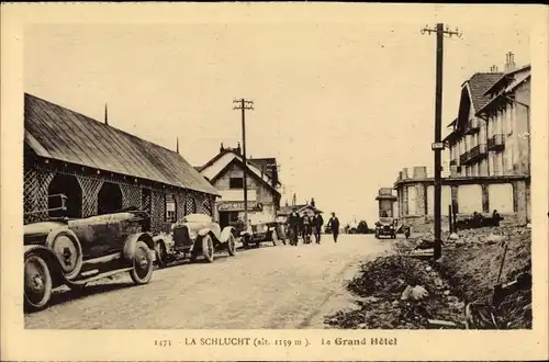 Ak Col de la Schlucht Vosges, Grand Hôtel