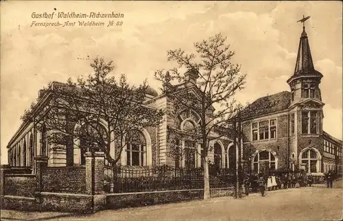 Ak Richzenhain Waldheim in Sachsen, Gasthof