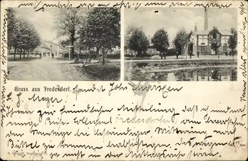 Ak Fredesdorf im Kreis Segeberg, Ortsansichten