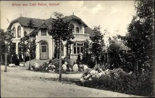 Ak Gettorf in Schleswig Holstein, Cafe Reher