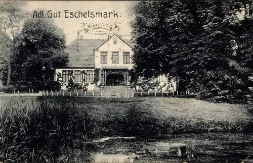 Ak Kosel in Schleswig Holstein, Adliges Gut Eschelsmark