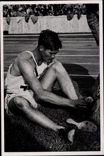Sammelbild Olympia 1936, Hürdenläufer Forrest Towns