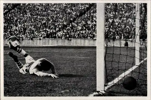 Sammelbild Olympia 1936, Fußballspiel Italien gegen Norwegen