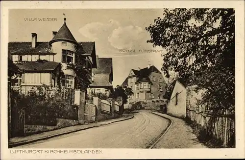 Ak Kirchheimbolanden Pfalz, Postamt, Villa Weisser