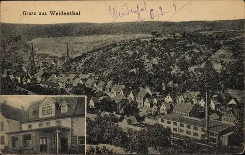 Ak Weidenthal in der Pfalz, Gesamtansicht