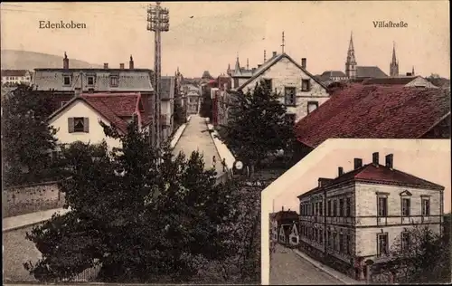Ak Edenkoben an der Haardt Pfalz, Villastraße