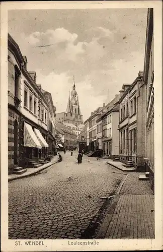 Ak Sankt Wendel im Saarland, Louisenstraße