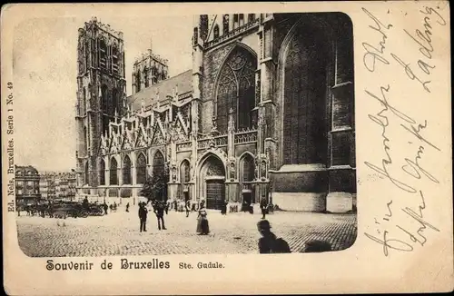 Ak Bruxelles Brüssel, Ste. Gudule, Kirche