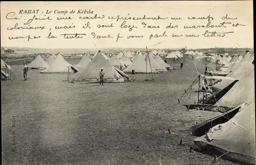 Ak Rabat Marokko, Le Camp de Kébila