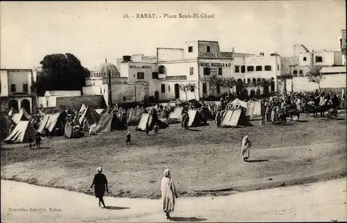 Ak Rabat Marokko, Place Souk El Ghzel