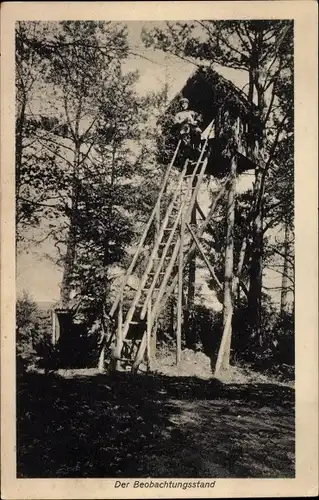 Ak Wirklichkeitsbilder vom östl. Kriegsschauplatz, Beobachtungsstand, I WK