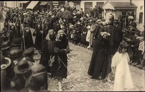 Ak Bruges Brügge Flandern Westflandern, Procession du St. Sang, Joseph vendu par aus freres