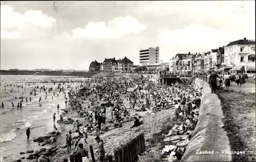 Ak Vlissingen Zeeland Niederlande, Zeebad