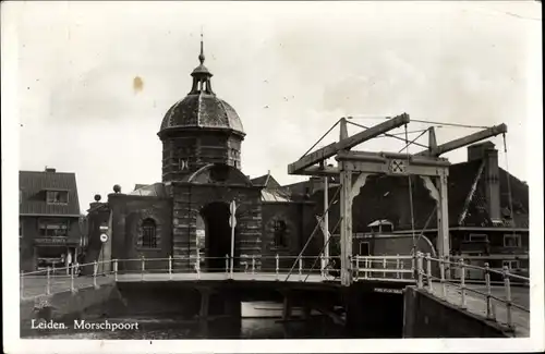 Ak Leiden Südholland Niederlande, Morschpoort