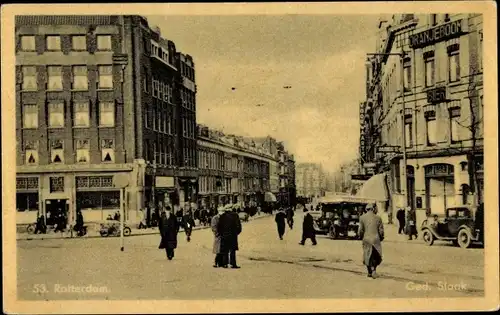 Ak Rotterdam Südholland Niederlande, Ged. Slaak